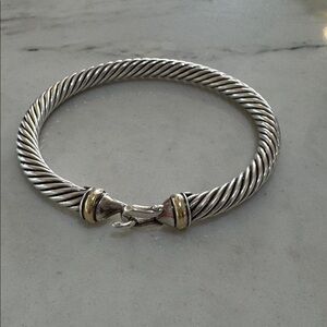 ❤️ David Yurman 5mm Buckle Classic Cable Bracelet